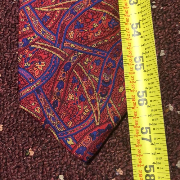 ETRO Tie- Burgundy/ Blue - Picture 8 of 9